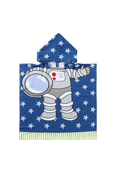 JZS Kids Hooded Beach Towel Astronaut Poncho