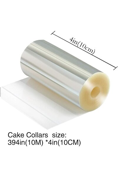 FORHOUSE Acetate foil for cakes and pastries, 10 x 1000 cm