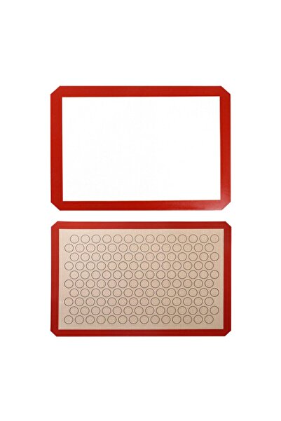 JZS Silicone Baking Mat 2 Pcs Reusable Non Stick Heat Resistant