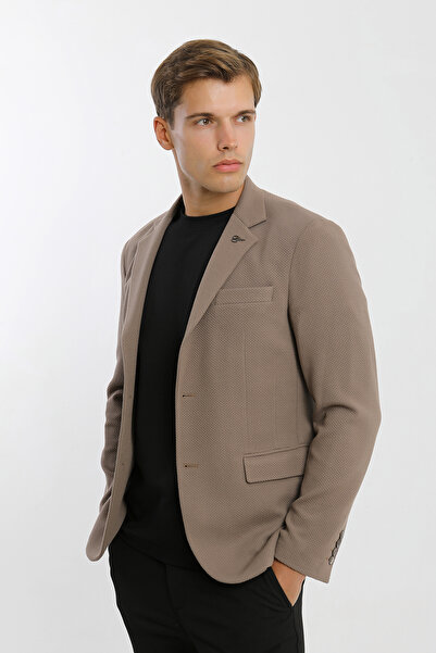 Smc by Semco Buttoned Double Pocket Flap Slit Cotton Lycra Men's Jacket Slim