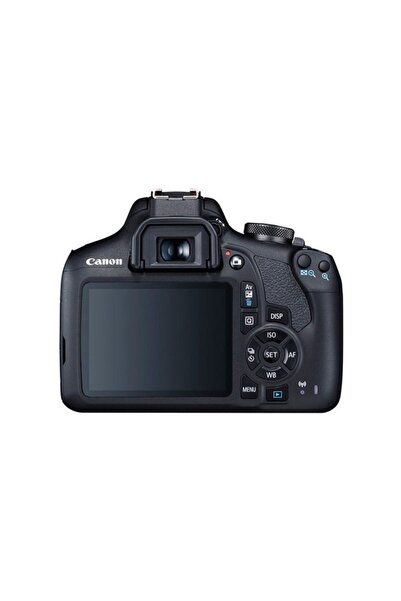 Canon EOS 2000D DSLR Camera Black With 18-55mm IS II Lens + 75-300mm III Lens