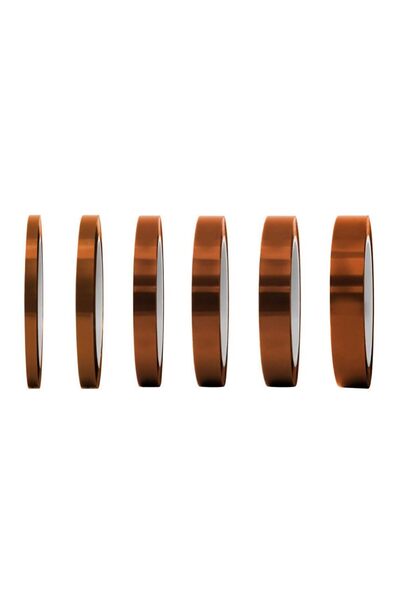 JZS High Temp Tape Heat Resistant 6 Rolls x 33m for Electronics Soldering