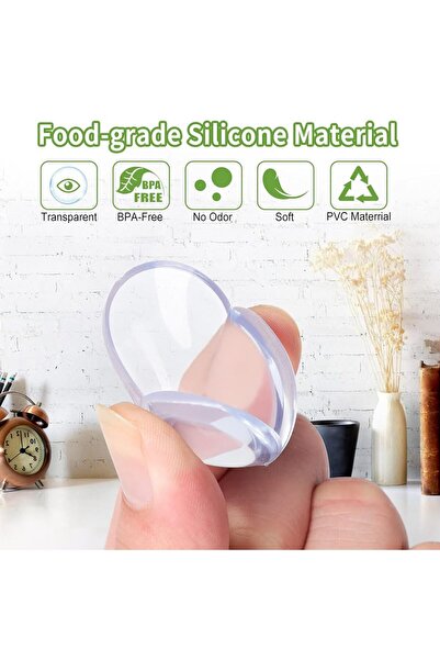 JZS 20 Pcs Corner Protector for Baby Furniture Safety Bumpers Clear Transparent