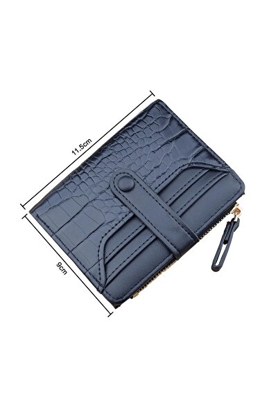 JZS Women's RFID Blocking Bifold Wallet Zipper Leather Coin Purse Holder