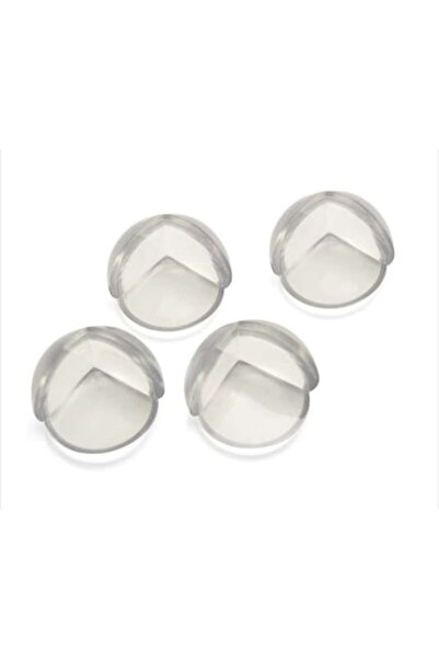 FORHOUSE Set of 4 round silicone corner protectors for child safety, transparent