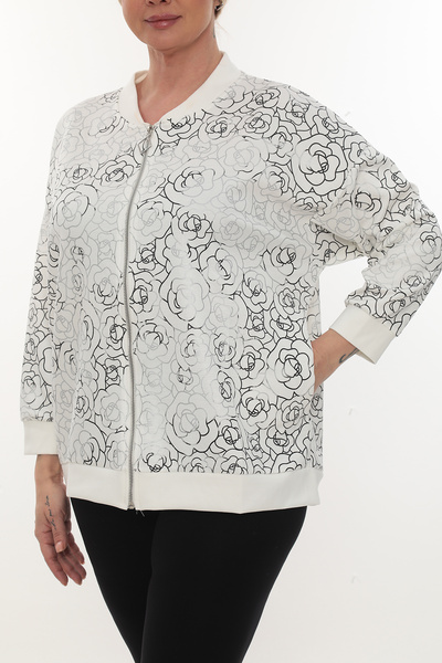 KRUVAZE Plus Size.Zippered.Over Size