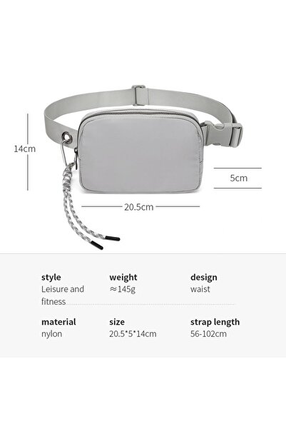 JZS Fanny Belt Bag Waist Pack Crossbody Bum Bag with Adjustable Strap for Women (Pink)