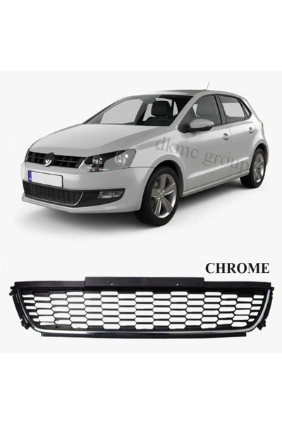 VOLKSPAR POLO ÖN TAMPON ORTA IZGARASI KROMLU TİP 2010 2011 2012 2013 2014 MOD...