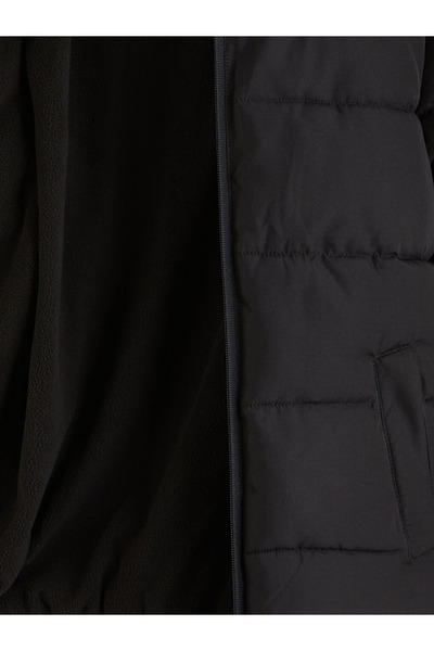 LC Waikiki Kids Black Hooded Boy's Puffer Coat