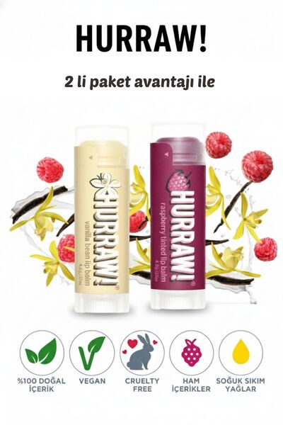 Hurraw Ahududu Vanilya 2li Paket