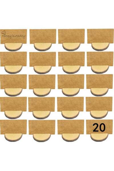 Generic 20-Piece Native Tree Branch Decorative Message Card Base