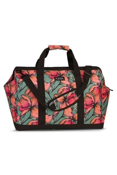 Punta Geantă de călătorie, Weekend F10483-0100, poliester, verde/portocaliu