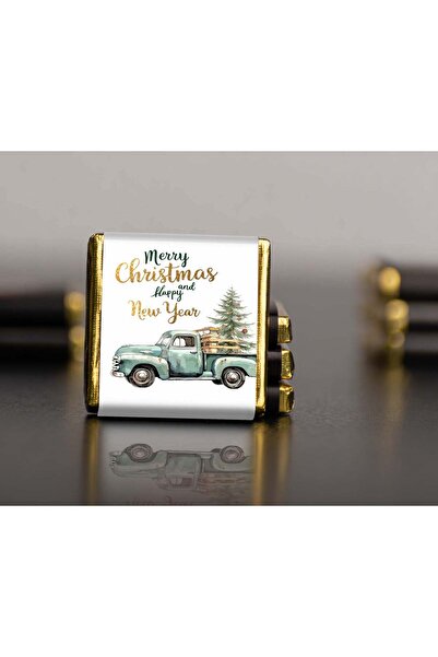 OEM Set 10 bucati Small Christmas Tree Chocolate mica 3,3x3,3cm, 5g