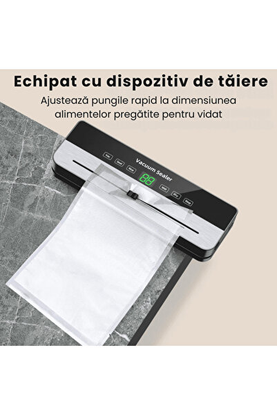 OferteTop Professional Vacuum and Food Sealer With 10 Bags Included