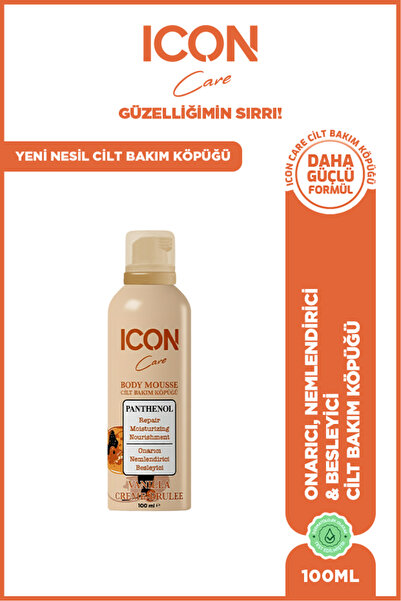 ICON Care Cilt Bakım Köpüğü Vanılla Creme-brulee 100 ML-