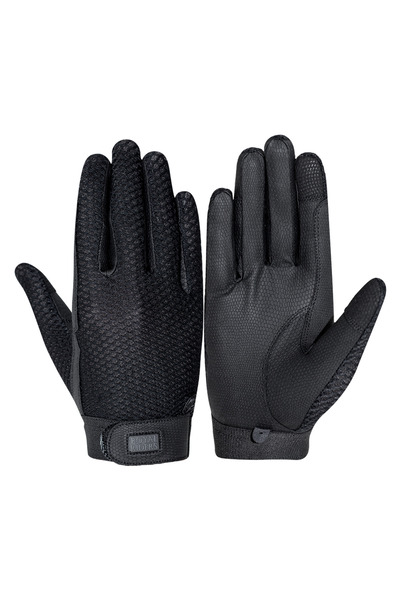 Royal Riders قفازات ركوب الخيل الفاخرة - Serino-KT مثبتة بشبكة قرص العسل #100...