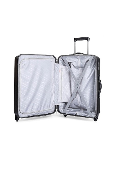 Vip Stargaze Exp Set Of 3 Polycarbonate with ABS Hard Sided 4-Wheeler Spinner Trolley Bag with TSA L