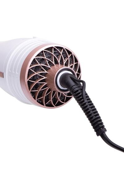 adler 5-in-1 Hair Drying & Styling Brush AD2027, 1200W, 2 Temps, Ceramic Coating, White/Pink