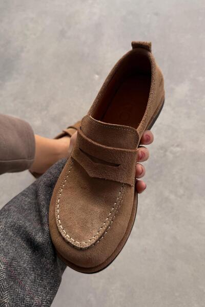 nope21shoess Γνήσιο δερμάτινο loafer Brest Toprak