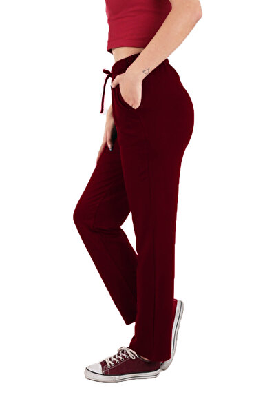 ASN concept Women's Viscose Fabric 2-Pack Burgundy/Navy Blue Sweatpants (with Plus Size Option)
