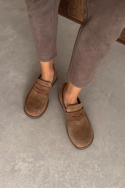 nope21shoess Γνήσιο δερμάτινο loafer Brest Toprak