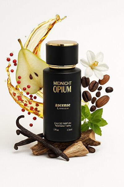 ASCENSE LONDON Midnight Opium Eau De Parfum 50ml– Luxury Unisex Perfume
