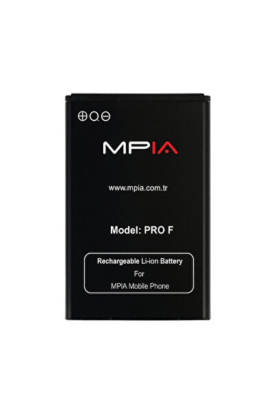 MPIA Pro F Tuşlu Cep Telefonu Bataryası Original 1000mAH Pil