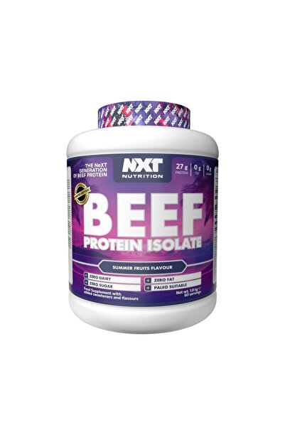 NXT Nutrition Beef Protein Isolate 1.8 kg, SUMMER FRUITS, 4 LB, High-Quality Protein