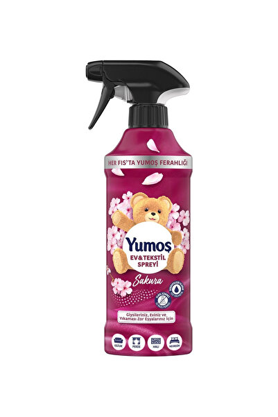 Yumoş Yumos Sakura Home and Textile Spray, 450 ML