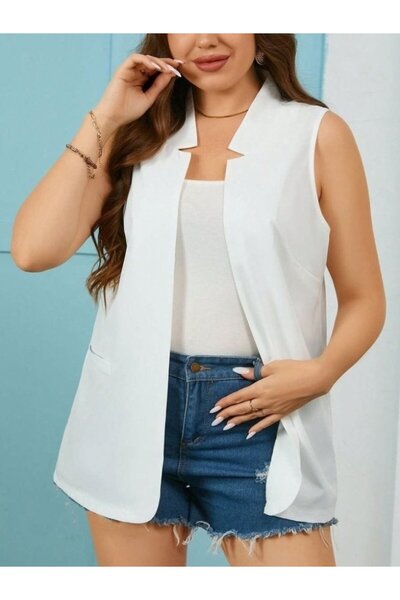 Kanonik Education Жіночий піджак з подвійним коміром, без рукавів, жилет