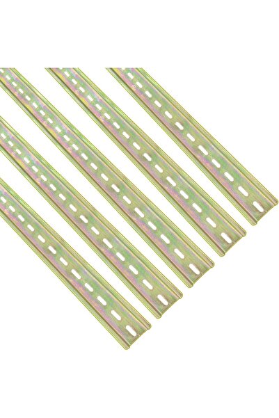 Raco دليل التركيب الحديدي المشقوق DIN Rail MCB Mounting DB Rail 1 Meter Pack of 5