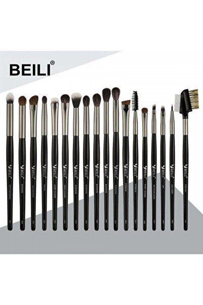 BEILI Black 18-piece makeup brush set