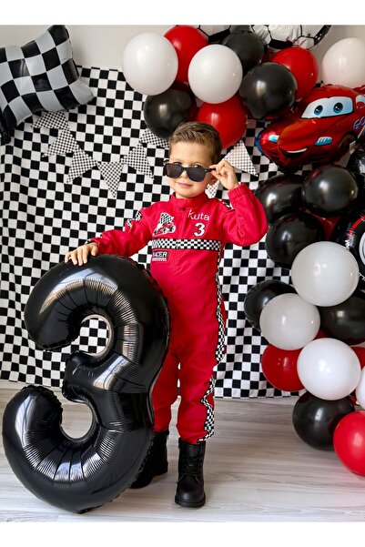 Mum Design Gifts F1 FORMULA KIRMIZI YARIŞÇI KOSTÜMÜ