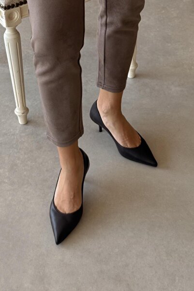 nope21shoess Sava Brown Genuine Leather Stiletto