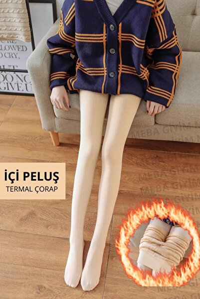 MEBA Θερμικό εσώρουχο με βελούδινη επένδυση σε χρώμα δέρματος, χειμερινό καλσόν