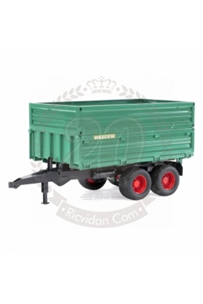 Bruder Welger tipping trailer model with three-side opening, 02010