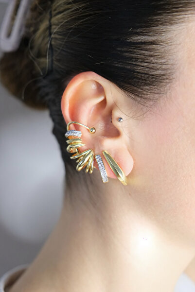 Luneist Paslanmaz Çelik Kıkırdak küpe