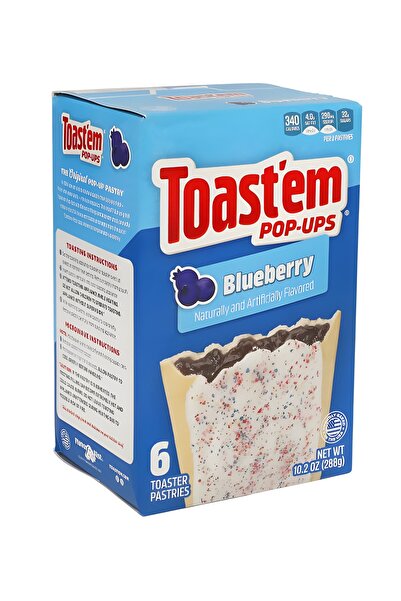 ENERGY SNACK SHOP Toast'em Frosted Blueberry 288g