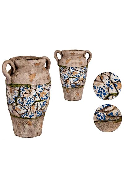 Ibergarden Rustic polyresin vase 35.5cm