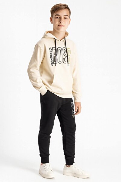 STITCH by MH Boys' Athleisure Fleece Hoodie & Joggers Tracksuit Set