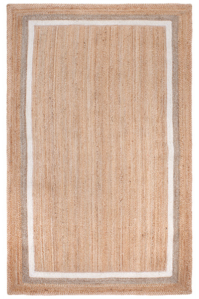 MYHOME HALI Urban Jüt Halı U111 %100 Fullbleach-Naturel El Dokuma