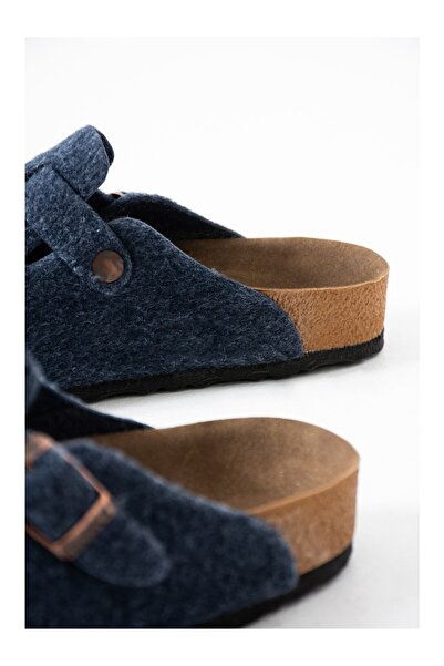 StWenn Γυναικεία σόλα από φελλό Felted Comfort Μοντέλο Winter Closed Front Felt Model Sabo Καθημερινές άνετες παντόφλες εσωτερικού χώρου