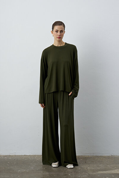 Maison De Pure Bella Uzun Kollu Kısa Form Bluz