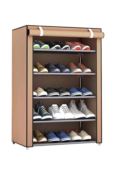 BLOOMING TIME 5-Tier Freestanding Shoe Rack Cabinet - 30x60x90cm