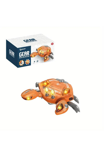 OEM Crab robot interactiv cu lumini și muzică – Crab Mecha, 20x10x9 cm