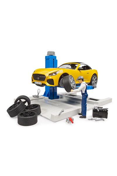 Bruder Car Tire Changing Station