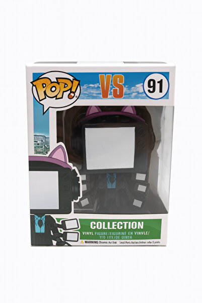 OEM Figurină Style VS 91, model consolă cu căști cu urechi de pisică, vinil, colecție Gamer și decor