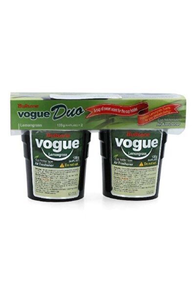 Bullsone 2-Piece Vogue Lemongrass Car Air Freshener 130 g (Cup Holder Type)