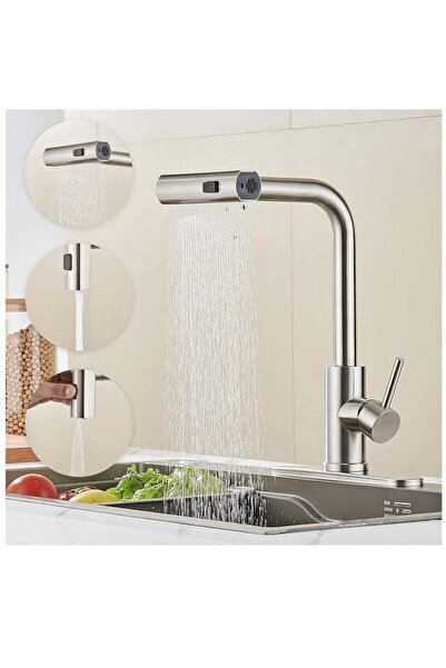 Arabest Kitchen Faucet with Pull Down Sprayer, Commercial Modern Faucets for Pull-Down Sprayer Kitchen Sinks