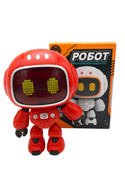 OEM Robot interactiv 14,5x10 cm cu lumini, sunete și ecran LED – Jucărie inte...